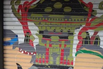 Shutter Art at Senso-ji Temple
