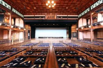 Inside the historic Uchiko-za theatre (Photo: Ehime Prefecture)