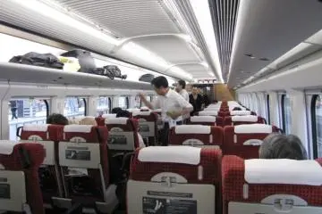 Train travel in Japan is a comfortable experience (Photo: Anna van Dyk)