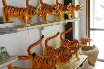 Traditional hand made tigers (Photo: Judith Mikami)
