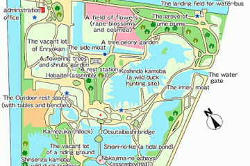 Official map (Photo: <a href="http://www.tokyo-park.or.jp/english/park/detail_04.html" target="_blank" rel="noreferrer noopener nofollow">Official site</a>)