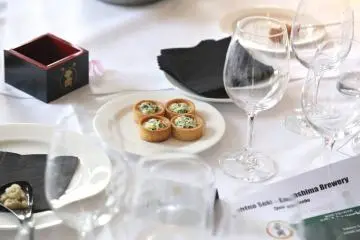 Sake and cheese quiche (Photo: Sake Samurai)