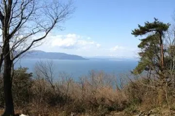 Lake Biwa from the top of Okishima (Photo: PPF)