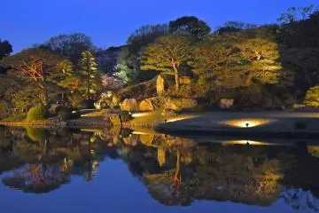 Reflection symmetry at Rikugien Gardens (Photo: Manish)