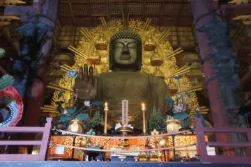 The great buddha at Todaiji temple in Nara—very calm and peaceful at night (Photo: Manish)