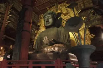 Another snap of the great buddha at night (Photo: Manish)