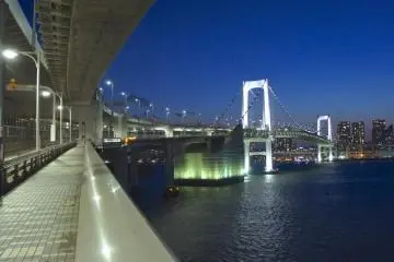 Rainbow bridge and the walkway (Photo: Manish)
