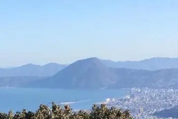 Beautiful Beppu, with Mount Takazaki at center, as seen from APU University (Photo: Simon Peter Bahau)