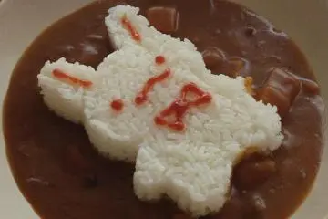 Bunny themed curry rice (Photo: PPF)