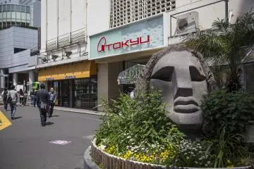 Moyai Statue in Shibuya