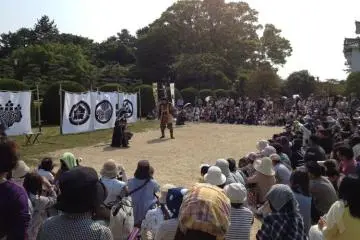 The Nagoya Castle samurai performance team (Photo: PPF)
