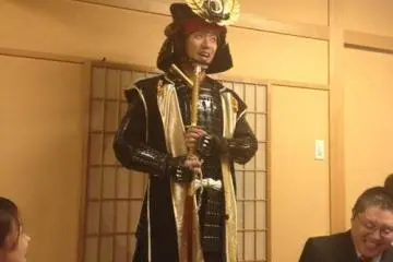 Tokugawa Ieyasu attends a function. He speaks quirte good English too! (Photo: PPF)