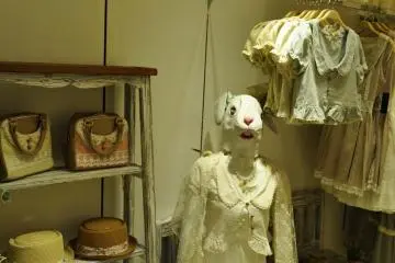 Shop with rabbit mannequins (Photo: Michelle Madden)