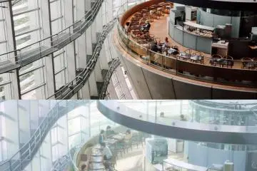 Salon de the Rond (Photo: Above: Jianne Soriano 　Below: © 2016 Your Name, Film Partners.)