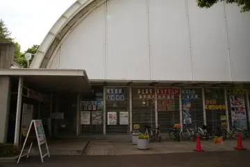 The batting cage at Jingu