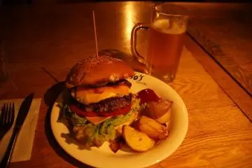 Burgers at Jojo's in Niseko