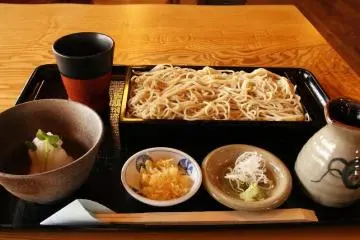 My delicious oroshi soba lunch