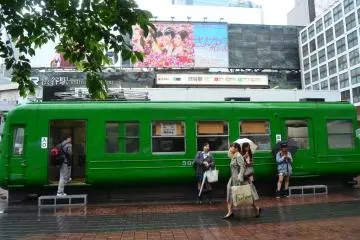 Shibuya's 'Green Frog' Train [Cerrado]