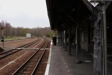 Waiting for the train to Abashiri