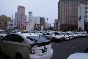Plenty of taxis available