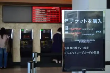 DIY ticket counter.