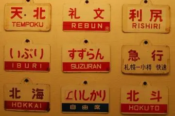 Historical railways signs