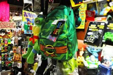 Who doesn't remember the pizza-munching crime-fighting Ninja Turtles? I had to stop myself from buying this. (Photo: Michelle Madden)