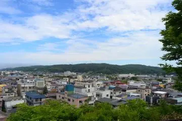 Full view of Kuji&nbsp;City from the park. (Photo: Mifthanzi Ariana Sarashanti)