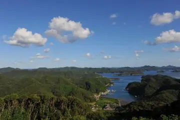 Aso Bay seen from Ebuto