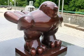 Statues Around Hiroshima's MOCA