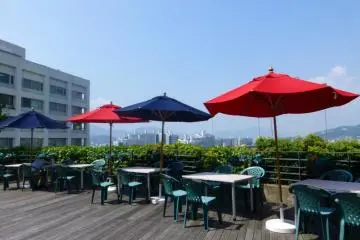 The sky deck on Pacela's top floor is a great place to enjoy the afternoon breeze