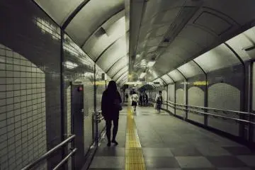 A tunnel connects the Namboku and the Toei Oedo Lines