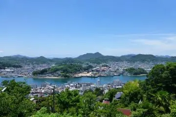 The view over Onomichi from the top of Senkoji Park