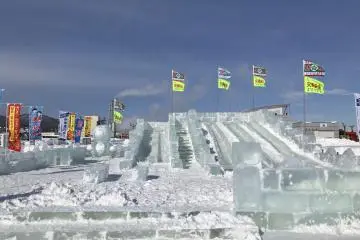 Snow slides - loads of fun! (Photo: Kim B)
