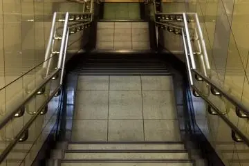 There are plenty of stairs to walk if you're feeling energetic.