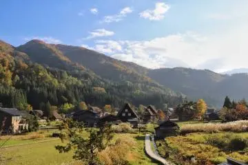 Gassho style houses in Ogimachi