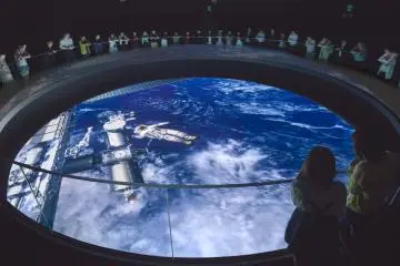 Theatre Sora (Photo: <a href="https://pbs.twimg.com/media/DTOX-QXVQAAaEvq?format=jpg&name=large" target="_blank" rel="noreferrer noopener nofollow">TeNQ Space Museum</a>)