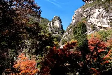 Autumn Colors at Shosenkyo Gorge