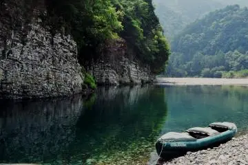 Kayaking in Kumano's Rivers
