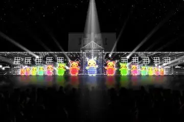 The event puts up a display of spectacular digital effects  (Photo: <a href="https://www.pokemon.co.jp/ex/pika_event/" target="_blank" rel="noreferrer noopener nofollow">©2019 Pokémon. ©1995–2019 Nintendo/Creatures Inc. /GAME FREAK inc.</a>)