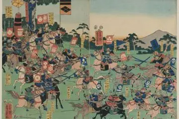 Battle of Kawanakajima (Photo: <a href="https://commons.wikimedia.org/wiki/File:Battle_of_Kawanakajima.jpg" target="_blank" rel="noreferrer noopener nofollow">Utagawa Yoshikazu</a> / Public Domain)