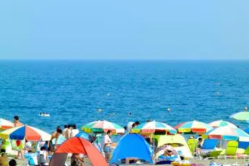 A perfect day at the beach.