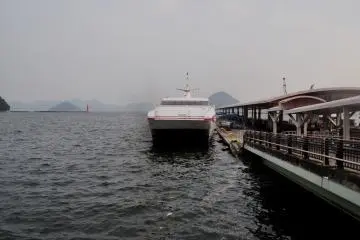 The Super Jet ferry to Matsuyama departs every hour from Deck 7. (Photo: Virginia González)
