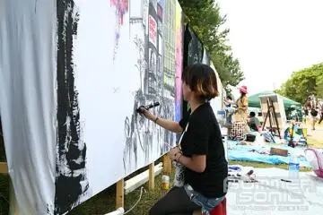 SonicArt in progress (Photo: Summer Sonic)