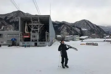 First Time Skiing in Yuzawa