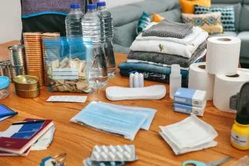Emergency supplies in Japan (Photo: David Pereiras / Shutterstock.com)