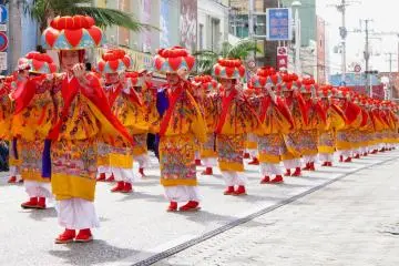 From Street festivals to Shuri Castle, the legacy of royal court music and dance lives on. (Photo: OCVB / JT)