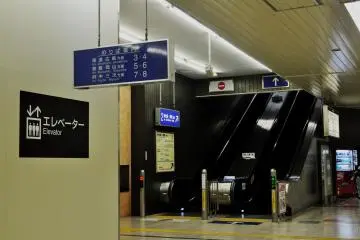 Inside the Shinkansen side of the Station. (Photo: Virginia González)