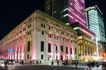 Sakura Light Up Mitsui Main Bldg + Mitsui Tower (Photo: Mitsui Fudosan)
