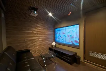 The single bedroom unit entertainment room (Photo: Hurry Slowly)